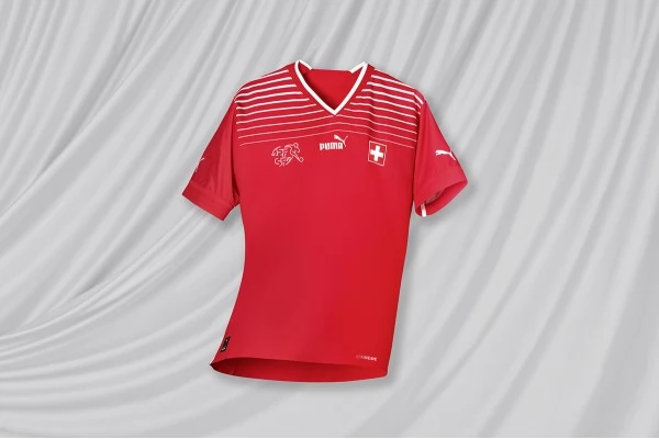 Maillot de Foot Coupe du monde 2022 Suisse Xhaka 10 Tenue Domicile